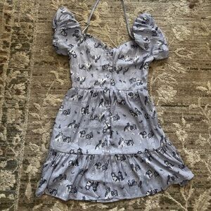 Kimchi Blue Gray Printed Midi Dress BRAND NEW WITHOUT TAGS
